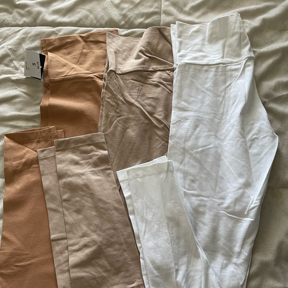 3 cotton leggings